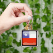 Porte-clés Drapeau du Chili (main)