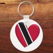 Porte-clés Drapeau du coeur de Trinité (Recto)