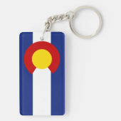 Porte-clés Drapeau du Colorado (Dos)