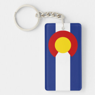 Porte-clés Drapeau du Colorado
