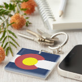 Porte-clés Drapeau du Colorado (Devant Droit)