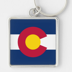 Porte-clés Drapeau du Colorado