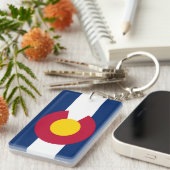 Porte-clés Drapeau du Colorado (Devant droit)