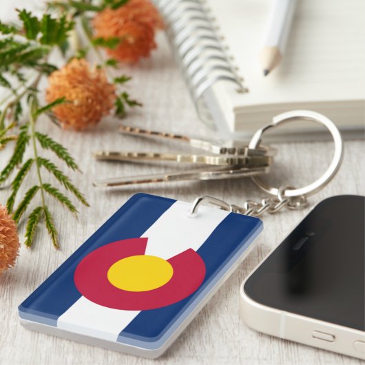 Porte-clés Drapeau du Colorado (Devant droit)