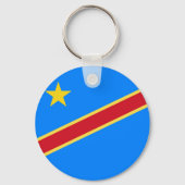 Porte-clés Drapeau du Congo (Recto)