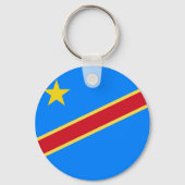 Porte-clés Drapeau du Congo (Verso)
