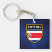 Porte-clés Drapeau du Costa Rica (Devant)