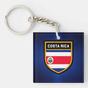 Porte-clés Drapeau du Costa Rica