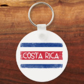 Porte-clés Drapeau du Costa Rica (Recto)
