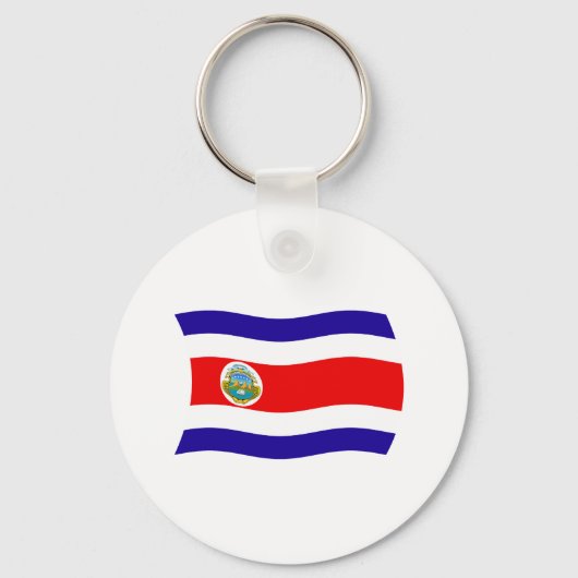 Porte-clés Drapeau du Costa Rica (Recto)