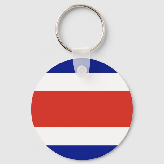 Porte-clés Drapeau du Costa Rica (Recto)