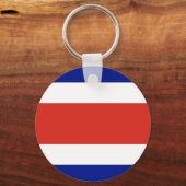 Porte-clés Drapeau du Costa Rica (Recto)