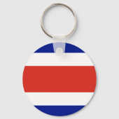 Porte-clés Drapeau du Costa Rica (Verso)