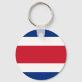 Porte-clés Drapeau du Costa Rica (Recto)