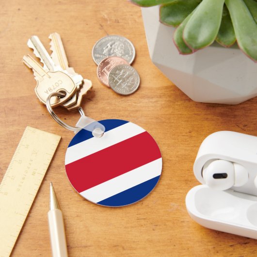 Porte-clés Drapeau du Costa Rica (Bureau)