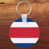 Porte-clés Drapeau du Costa Rica (Recto)