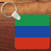 Porte-clés Drapeau du Daghestan (Recto)