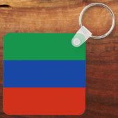 Porte-clés Drapeau du Daghestan (Verso)