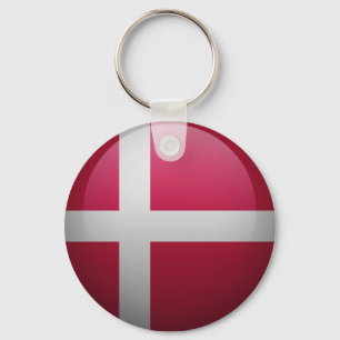Porte-clés Drapeau du Danemark