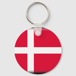 Porte-clés Drapeau du Danemark