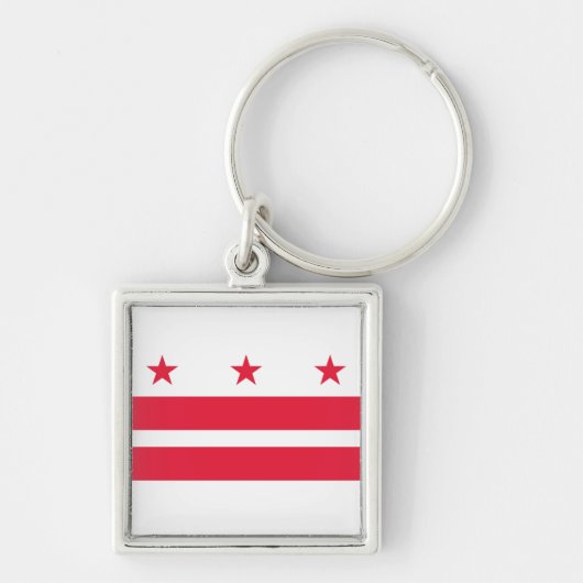Porte-clés Drapeau du district de Columbia (USA) (Devant)