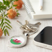 Porte-clés Drapeau du dragon gallois Porte - clé (Côté )