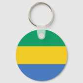 Porte-clés Drapeau du Gabon (Verso)