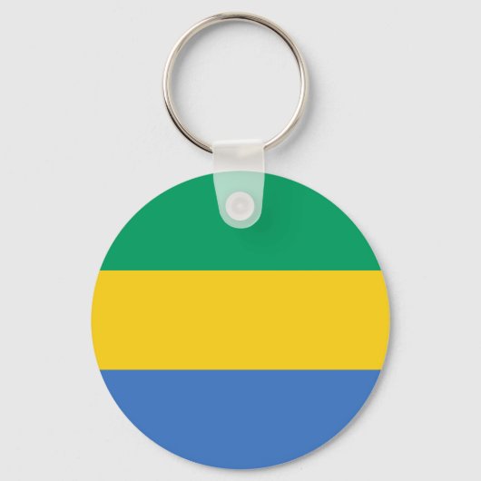 Porte-clés Drapeau du Gabon (Recto)