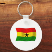 Porte-clés Drapeau du Ghana (Recto)