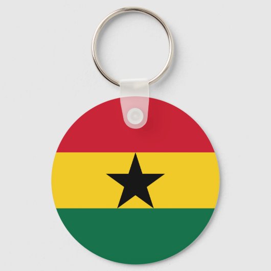 Porte-clés Drapeau du Ghana (Verso)