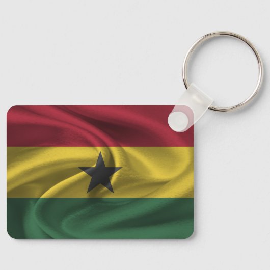 Porte-clés Drapeau du Ghana (Recto)