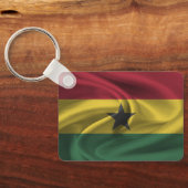 Porte-clés Drapeau du Ghana (Verso)