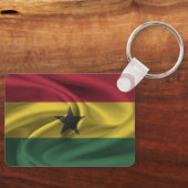 Porte-clés Drapeau du Ghana (Recto)