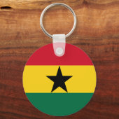 Porte-clés Drapeau du Ghana  (Verso)
