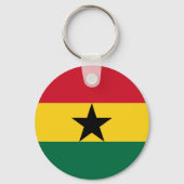 Porte-clés Drapeau du Ghana (Recto)