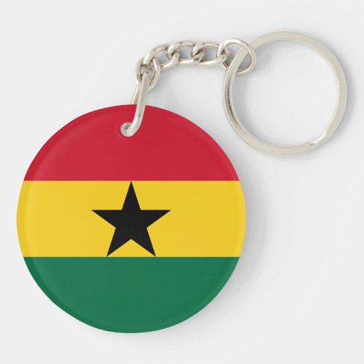 Porte-clés Drapeau du Ghana (Dos)