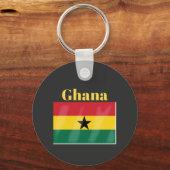 Porte-clés Drapeau du Ghana (Recto)