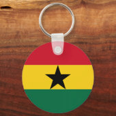 Porte-clés Drapeau du Ghana (Recto)