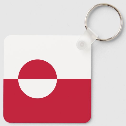 Porte-clés Drapeau du Groenland (Dos)