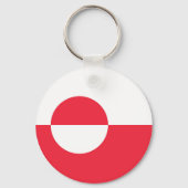 Porte-clés Drapeau du Groenland (Verso)