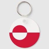 Porte-clés Drapeau du Groenland (Verso)
