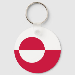 Porte-clés Drapeau du Groenland