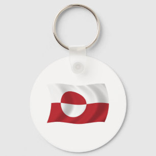 Porte-clés Drapeau du Groenland