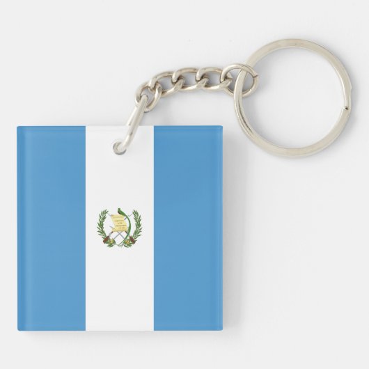 Porte-clés Drapeau du Guatemala (Dos)