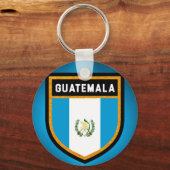 Porte-clés Drapeau du Guatemala (Recto)