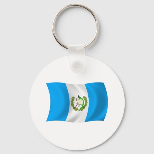 Porte-clés Drapeau du Guatemala (Recto)