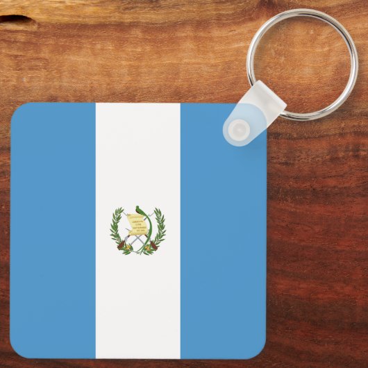 Porte-clés Drapeau du Guatemala (Verso)