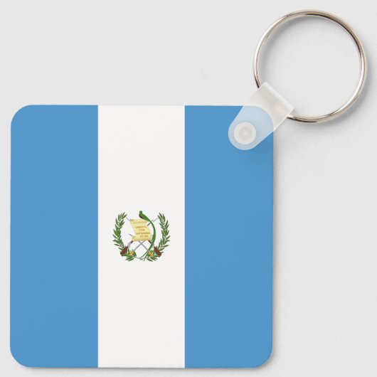 Porte-clés Drapeau du Guatemala (Dos)