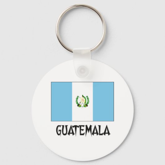 Porte-clés Drapeau du Guatemala (Recto)