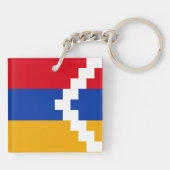 Porte-clés Drapeau du Haut-Karabagh (Dos)